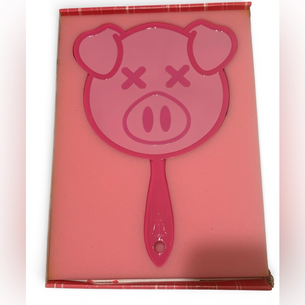Jeffree Star & Shane Dawson Conspiracy Collection Pink Pig handheld Mirror NIB